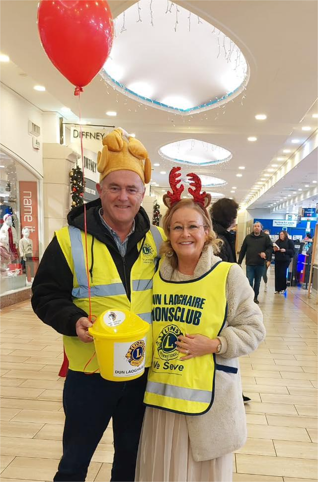 Lions Club volunteers during annual Christmas appeal