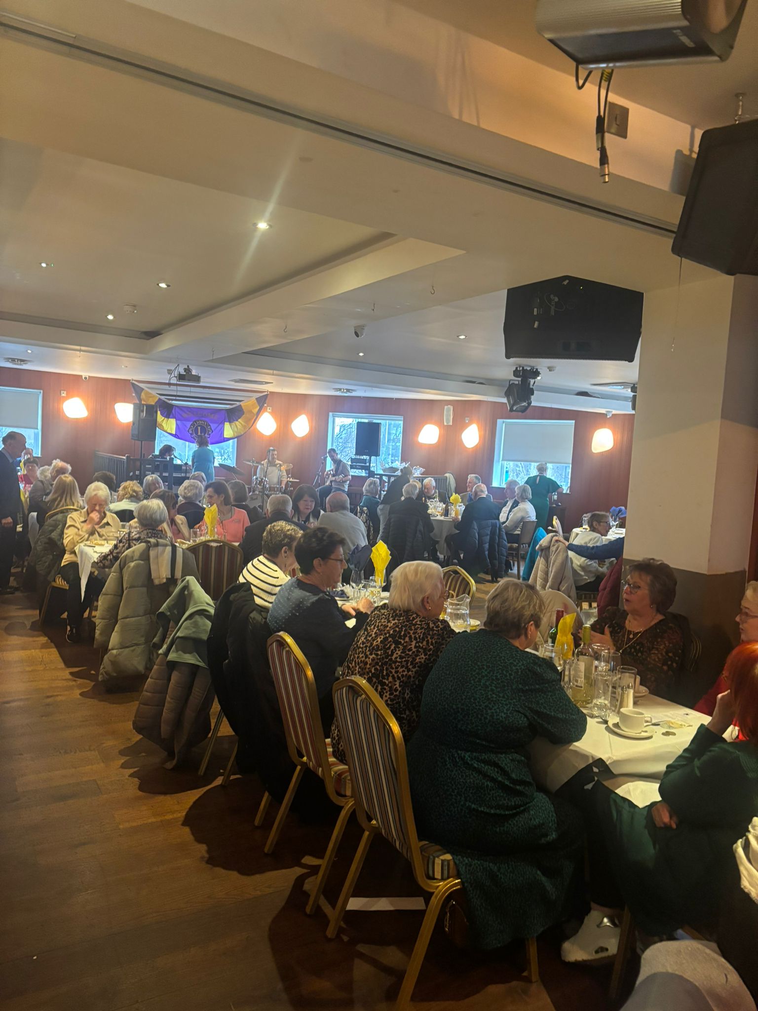 Social event sponsored by Dun Laoghaire Lions Club for seniors