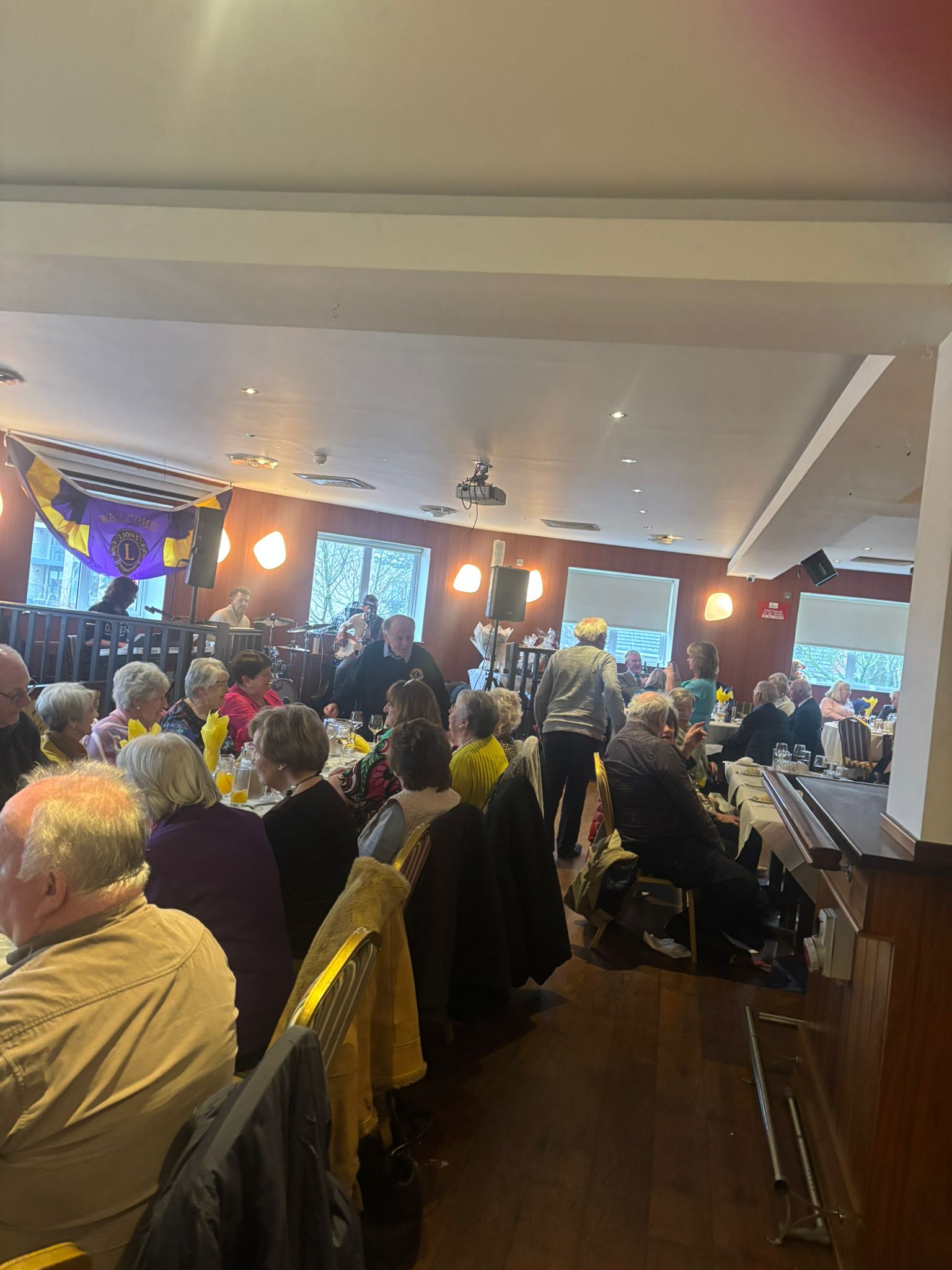 Social event sponsored by Dun Laoghaire Lions Club for seniors